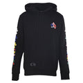 Chrome Hearts Multicolor Cross Pullover Hoodie - Black - front view