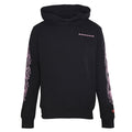 Chrome Hearts Pink Script Pullover Hoodie - Black - front view