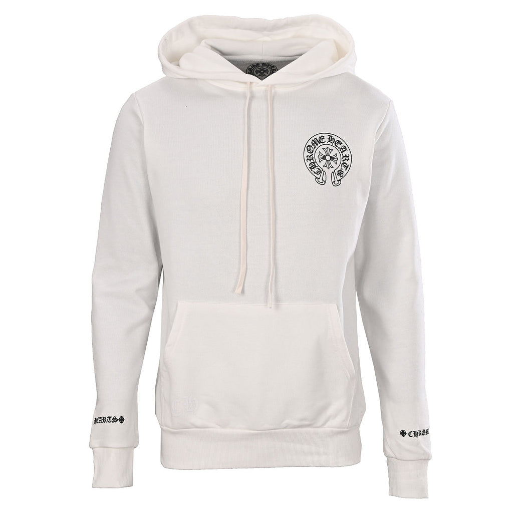 Chrome Hearts Los Angeles Graphic Pullover Hoodie - White - front view
