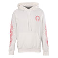 Chrome Hearts Script Horseshoe Pullover Hoodie - White - front view