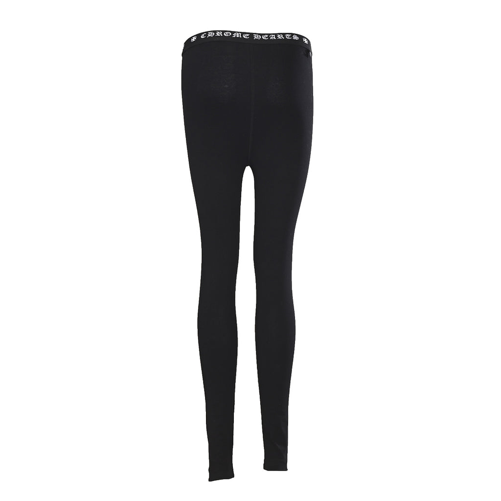 Chrome Hearts Script Logo Pants - Black - back view