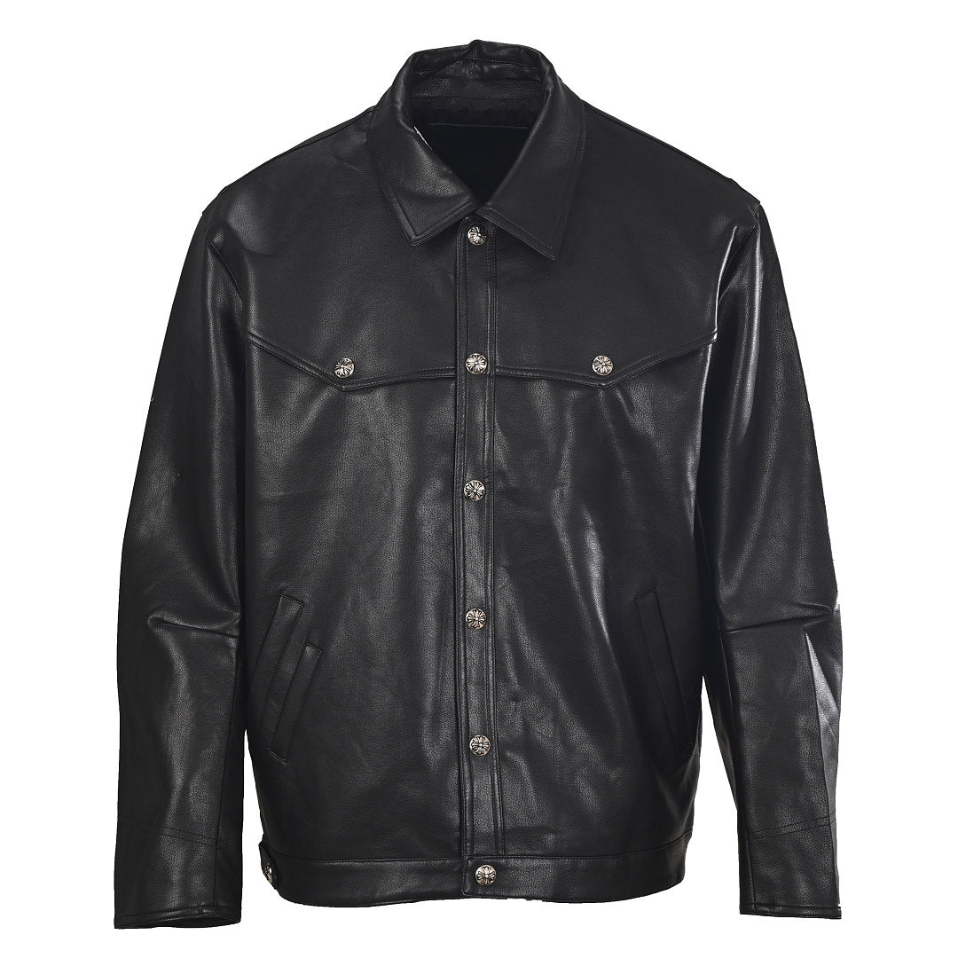 Chrome Hearts Sleeve Embroidery Jacket - Black - front view