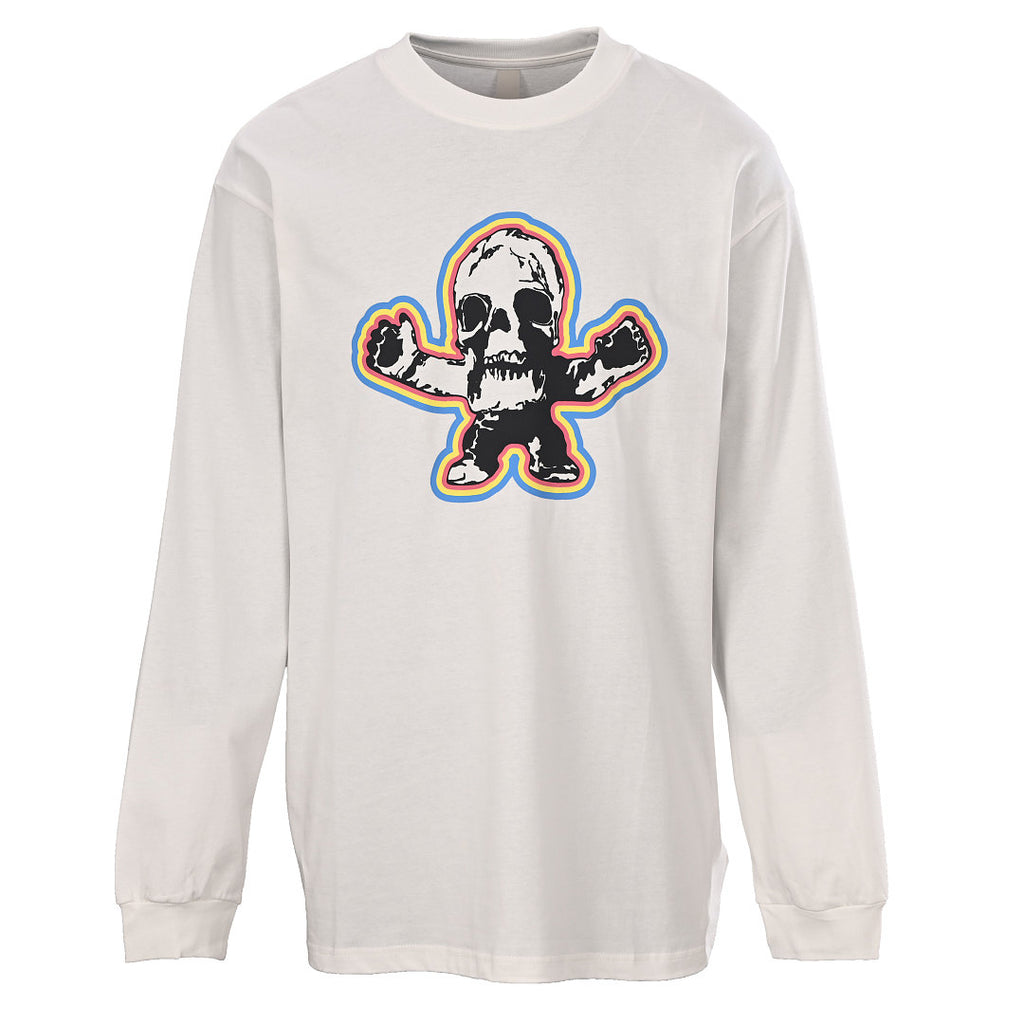 Chrome Hearts Skull Figure Long-Sleeve T-Shirt - White - front view