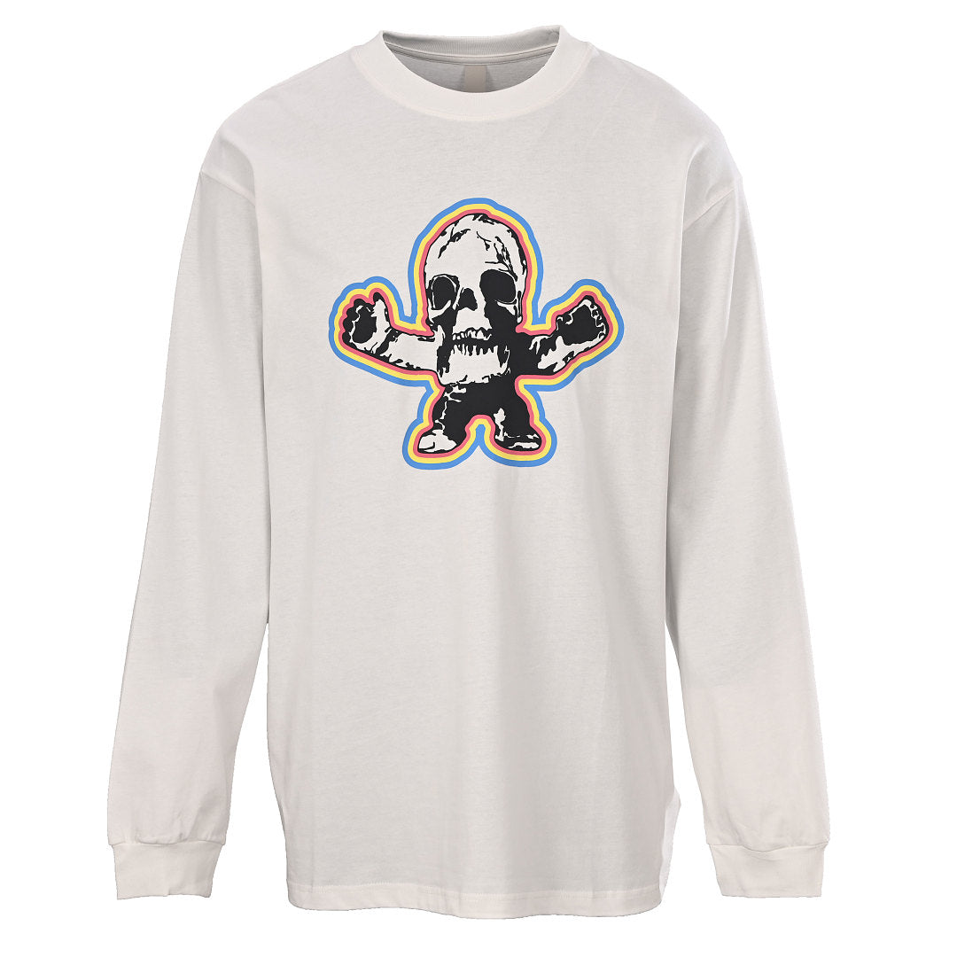 Chrome Hearts Skull Figure Long-Sleeve T-Shirt - White - front view