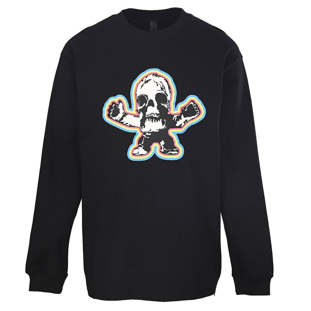 Chrome Hearts Skull Figure Long-Sleeve T-Shirt - Black - front view