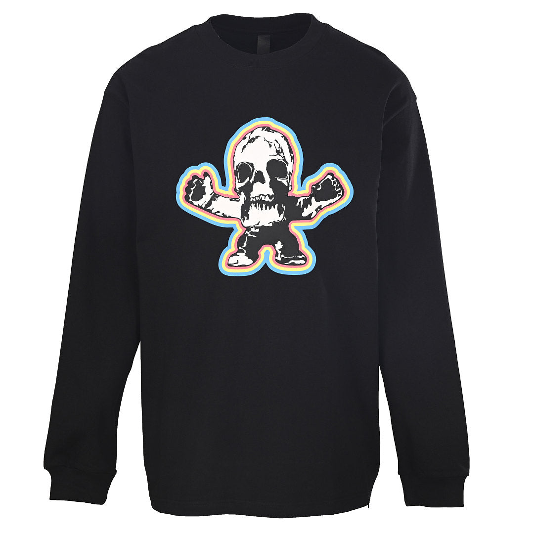 Chrome Hearts Skull Figure Long-Sleeve T-Shirt - Black - front view