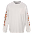 Chrome Hearts Sword Graphic Long-Sleeve T-Shirt - White and Orange - front view