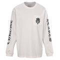 Chrome Hearts Sword Graphic Long-Sleeve T-Shirt - White and Black - front view