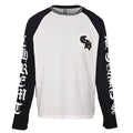 Chrome Hearts Script Horseshoe Hardware Long-Sleeve T-Shirt - White and Black - front view