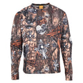 Chrome Hearts Forest Camo Cross Long-Sleeve T-Shirt - Black - front view