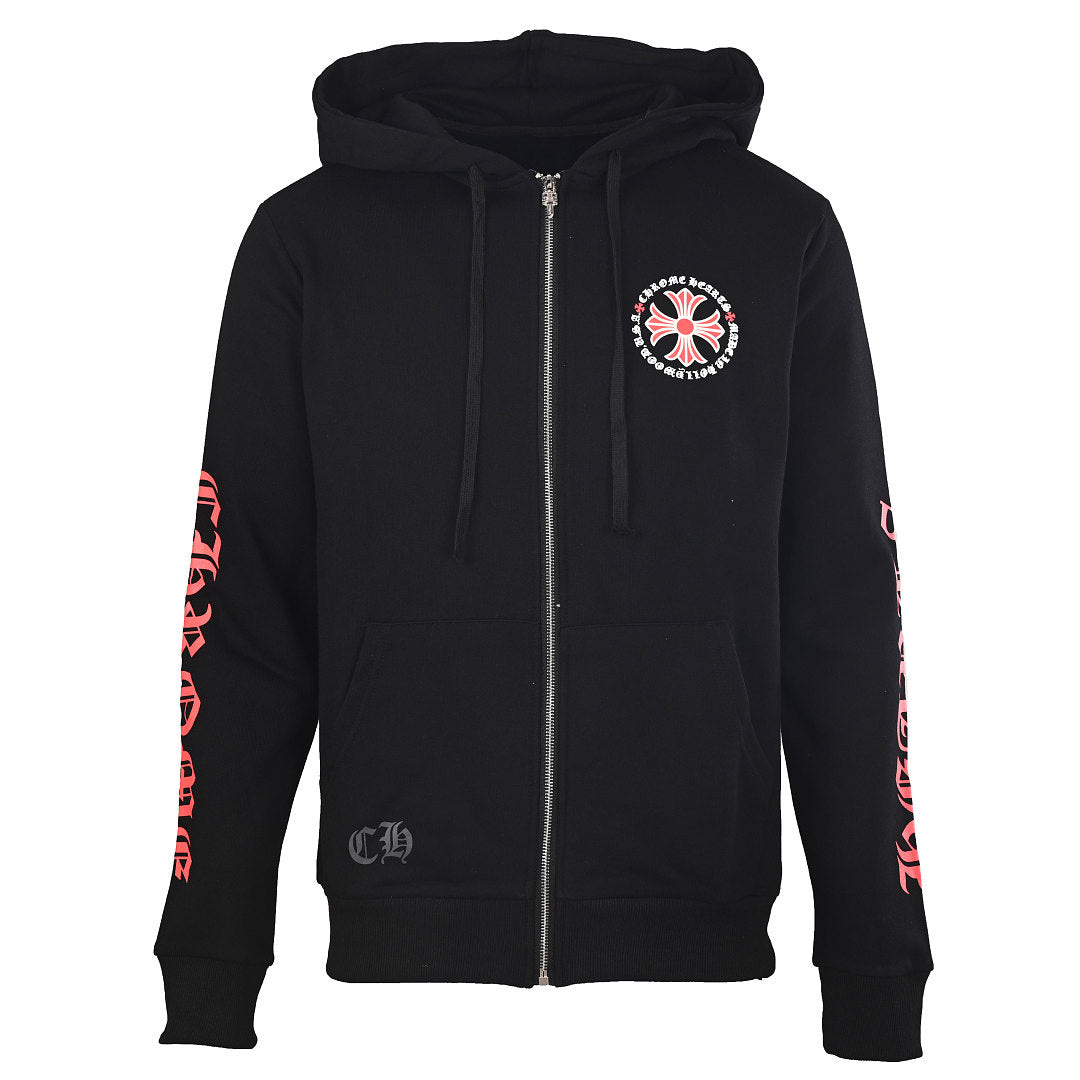 Chrome Hearts Red Cross Jacket - Black - front view