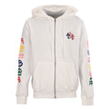 Chrome Hearts Multicolor Cross Print Zip-Up Jacket - White - front view