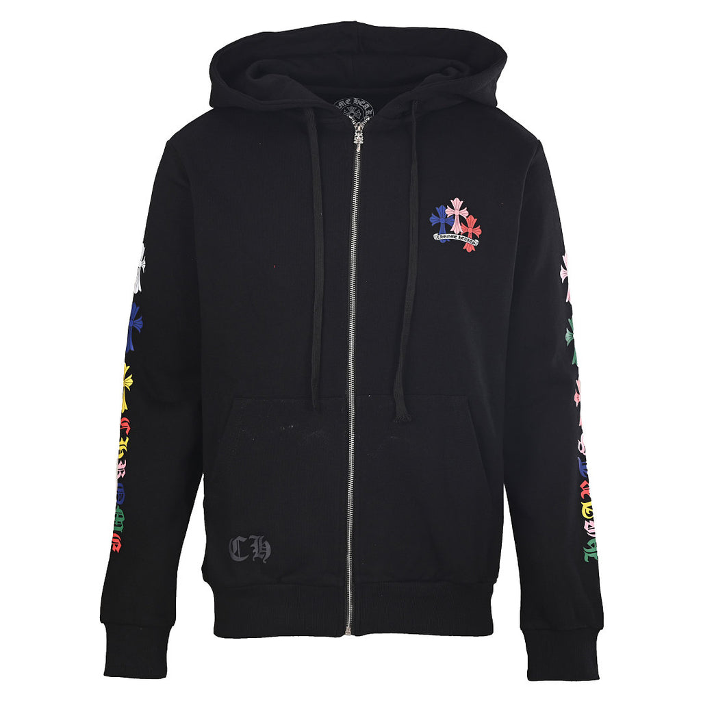 Chrome Hearts All-Over Cross Jacket - Black - front view