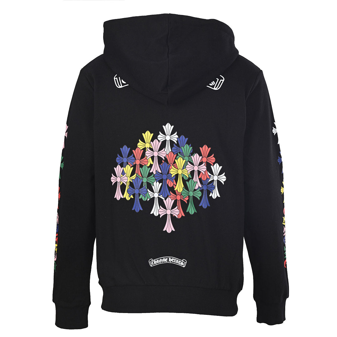 Chrome Hearts All-Over Cross Jacket - Black - back view