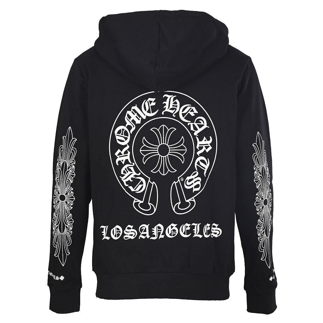 Chrome Hearts Cuff Script Jacket - Black - back view