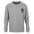 Chrome Hearts Waffle-Knit Vine Sword Long-Sleeve T-Shirt - Gray - front view