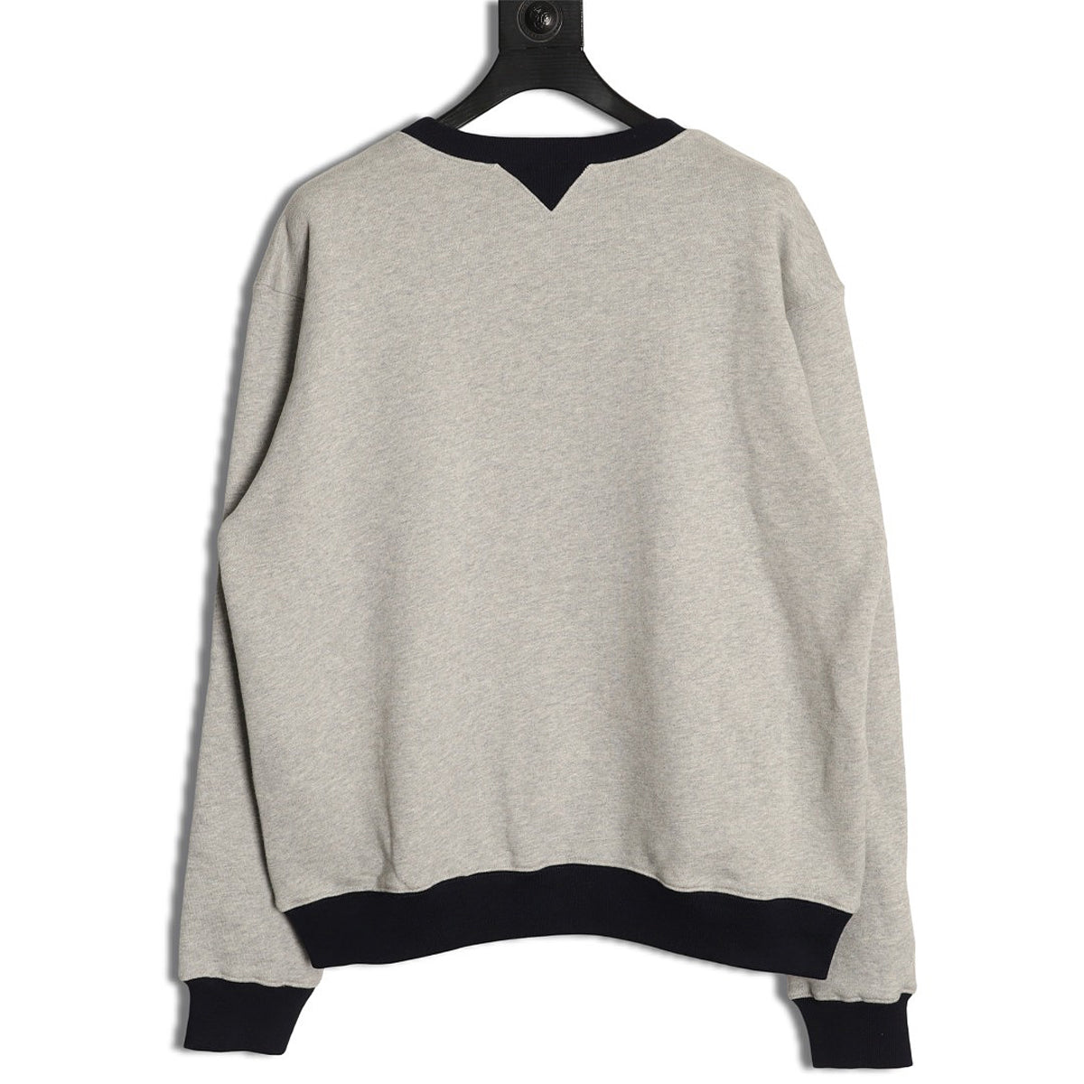 Dior V-Neck Sweatshirt - Gray back view