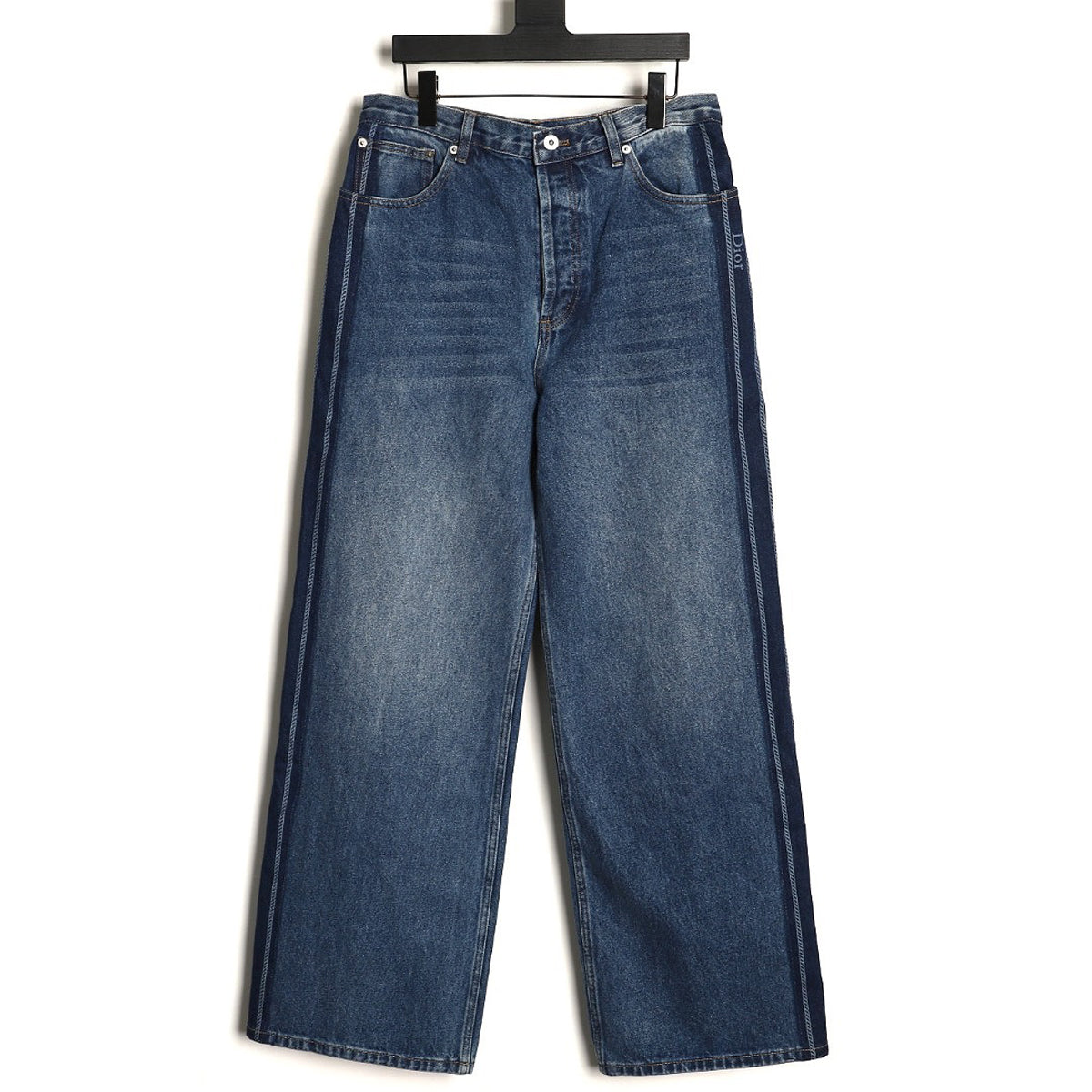 Dior Wide-Leg Jeans - Blue front view