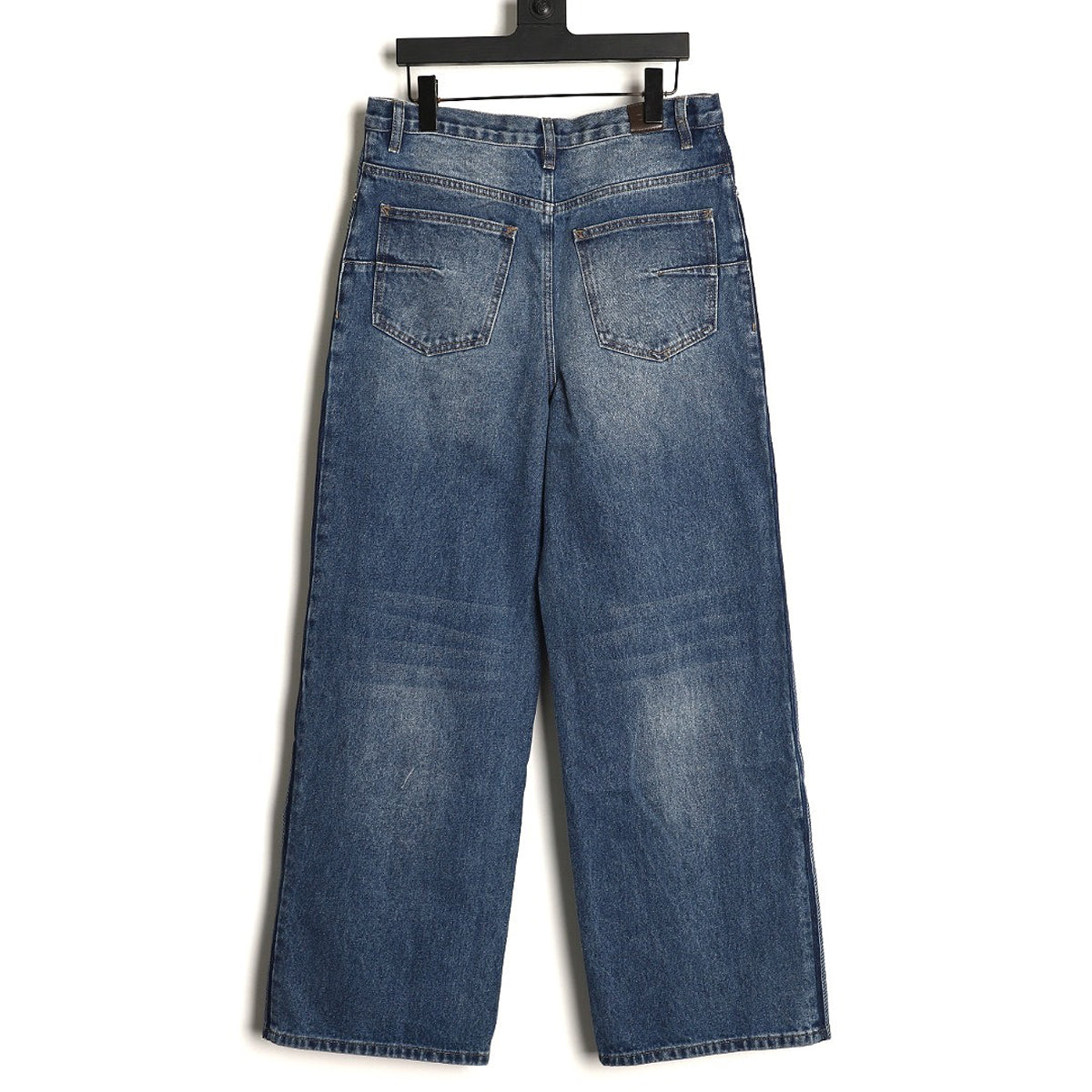 Dior Wide-Leg Jeans - Blue back view