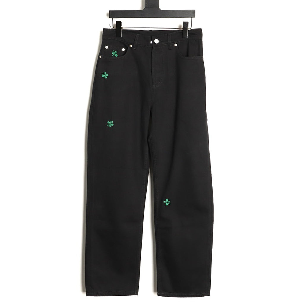 Dior Embroidered Trousers - Black back view