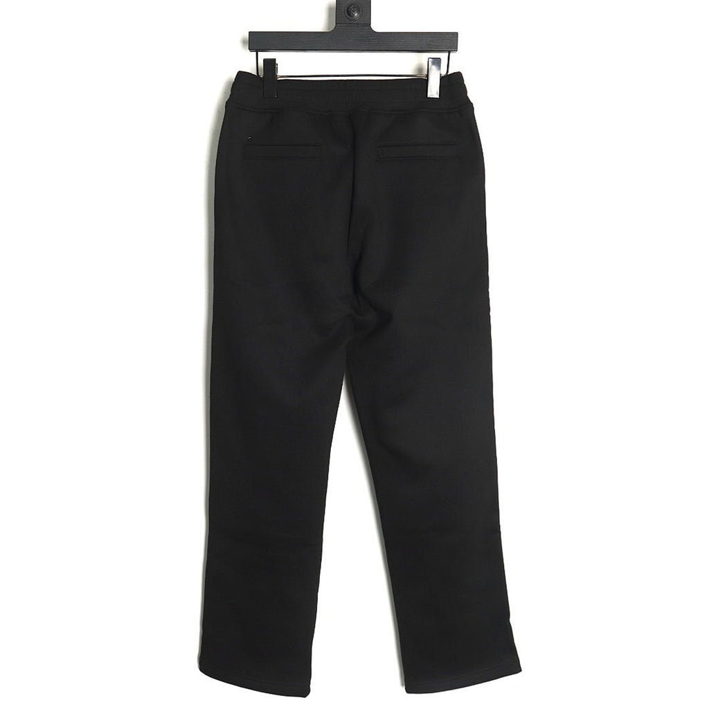 Dior Side-Stripe Track Pants - Black front view