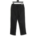Dior Side-Stripe Track Pants - Black front view