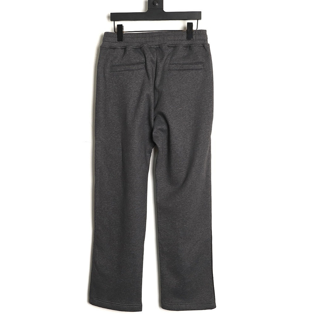 Dior CD Icon Straight-Leg Pants - Gray back view