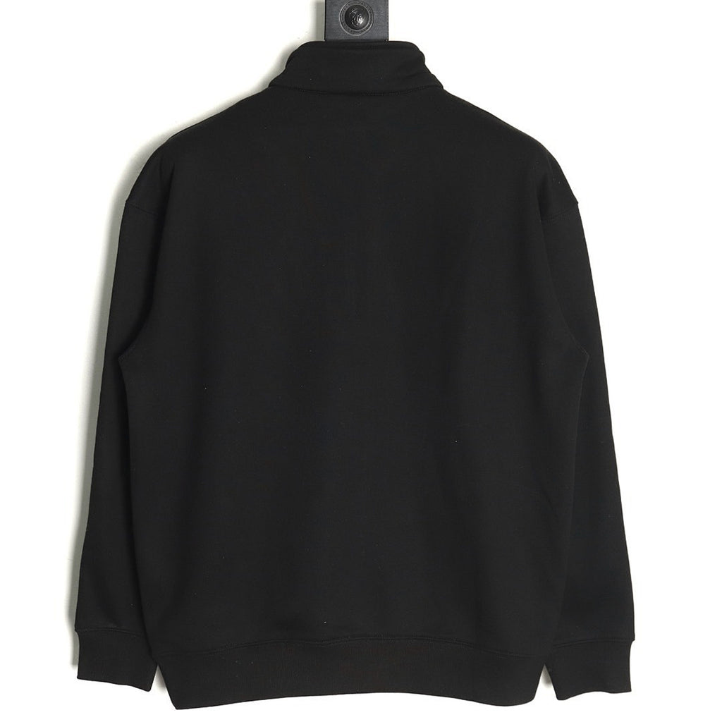 Dior CD Half-Zip Sweatshirt - Black back view