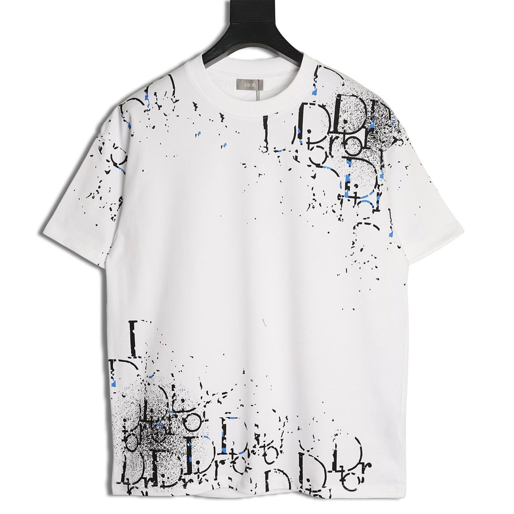 Dior Graphic Logo T-Shirt - White front view