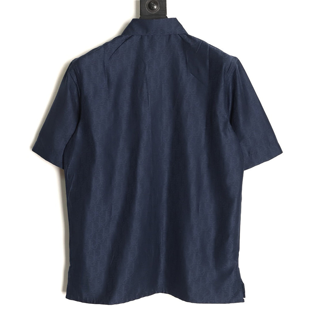 Dior Short-Sleeve Shirt - Navy back view
