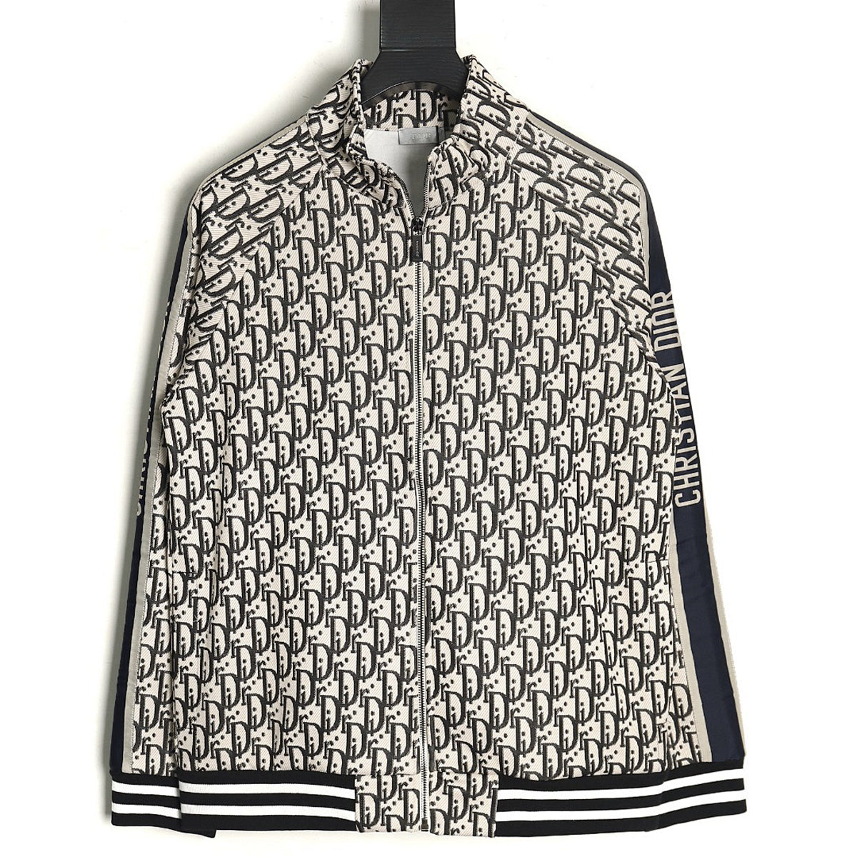 Dior Oblique Zip Jacket - Beige back view