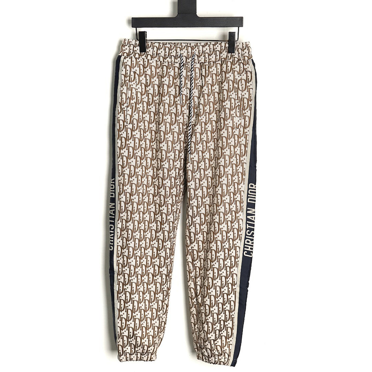 Dior Oblique Jogger Pants - Beige front view