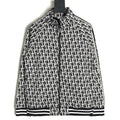 Dior Oblique Zip Jacket - Black front view