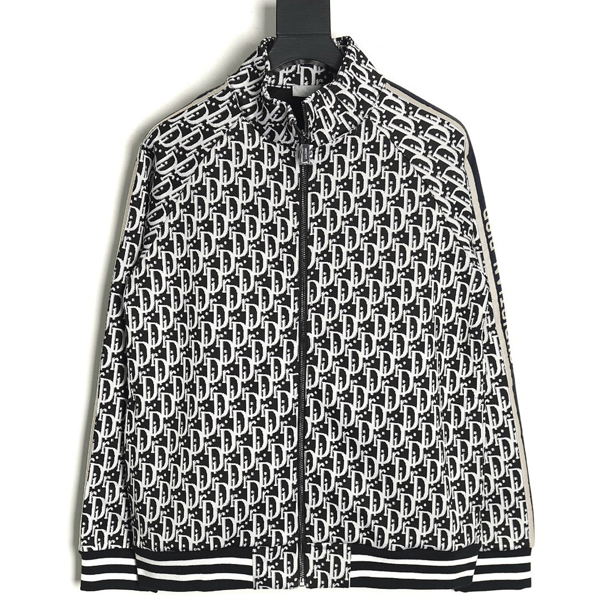 Dior Oblique Zip Jacket - Black front view