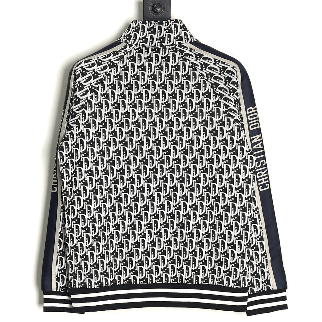 Dior Oblique Zip Jacket - Black back view