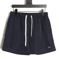 Dior Drawstring Shorts - Navy front view