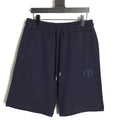Dior CD Logo Shorts - Navy front view
