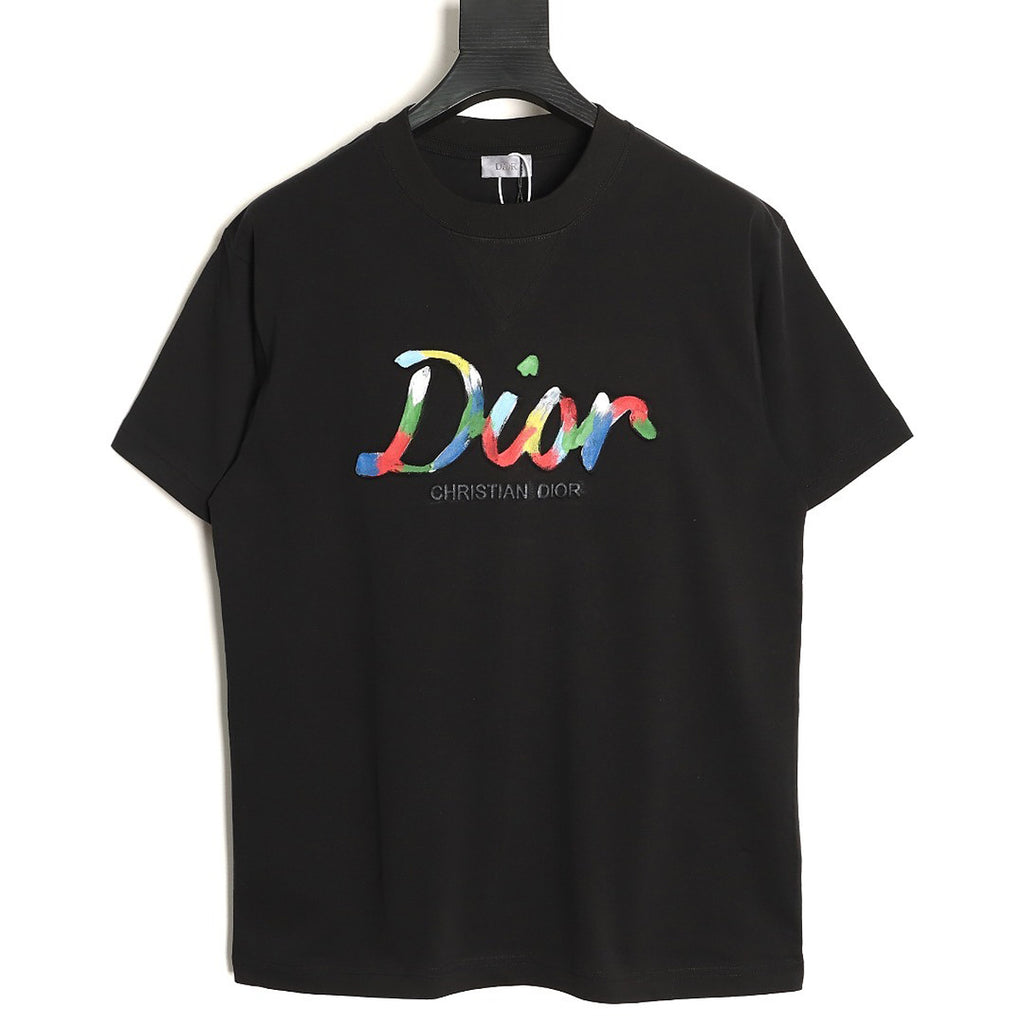 Dior Multicolor Logo T-Shirt - Black back view