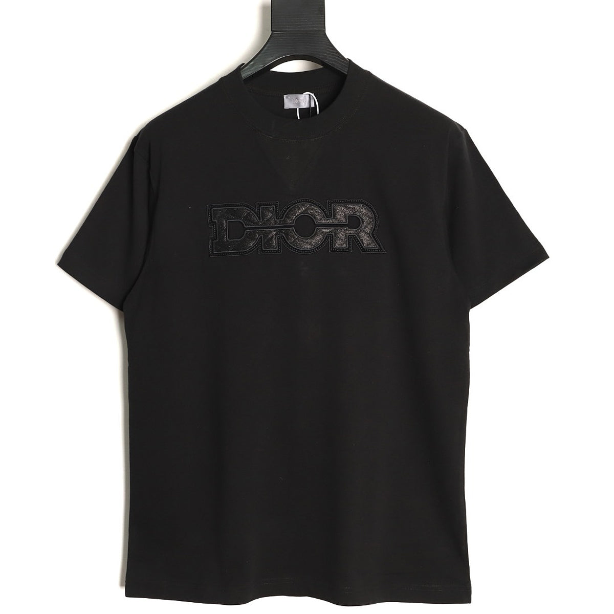 Dior Tonal Logo T-Shirt - Black front view