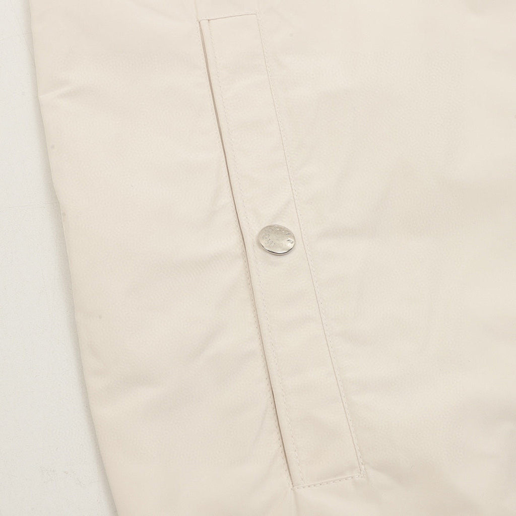 Moncler Striped-Sleeve Hooded Shell Jacket - Ivory - detail 3