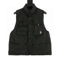 Moncler Grenoble Tongass Multi-Pocket Down Vest - Black - front view