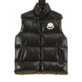 Moncler Lipsi Glossy Down Vest - Black - front view