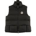 Moncler Raxxy 3D-Quilted Down Vest - Black - front view