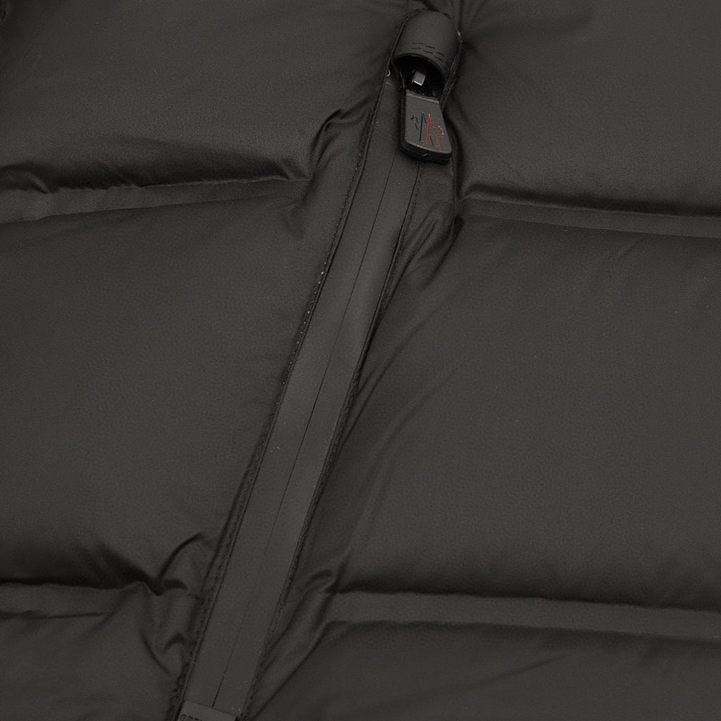 Moncler Hooded Down Jacket with Inner Cuffs - Black - detail 3