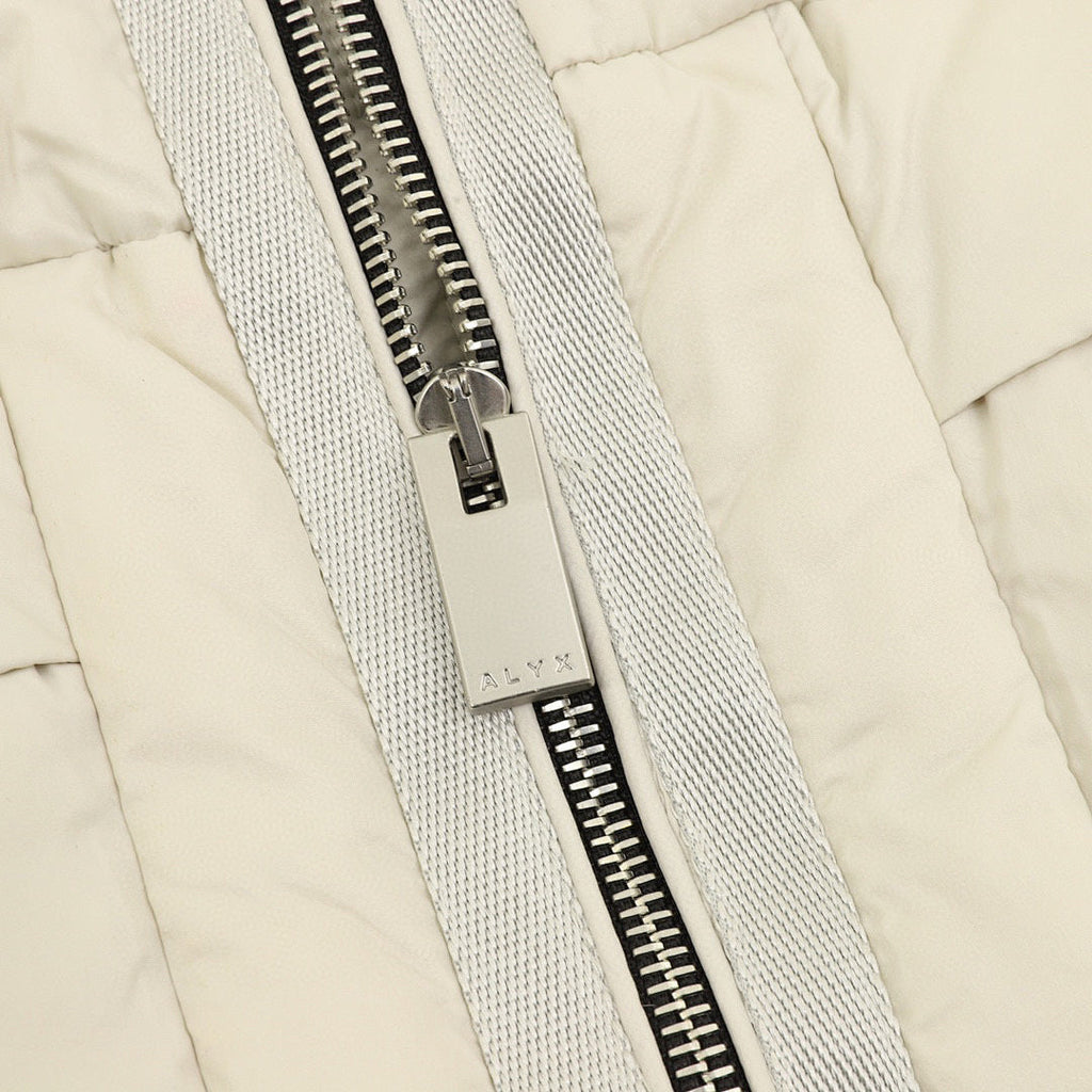 Moncler ALYX Double-Zip Hooded Down Jacket - Ivory - detail 3