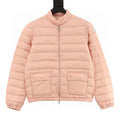 Moncler Lans Stand-Collar Pocket Down Jacket - Pink - front view