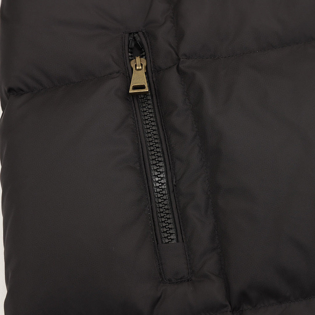 Moncler Women's Long Hooded Down Coat - Black - detail 3