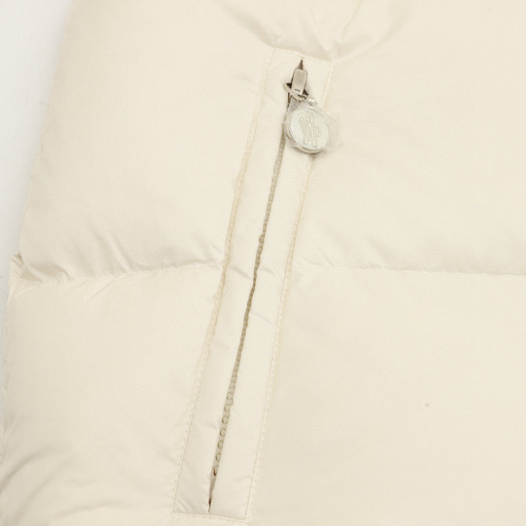 Moncler Escaut Women's Textured-Panel Down Jacket - Ivory - detail 3