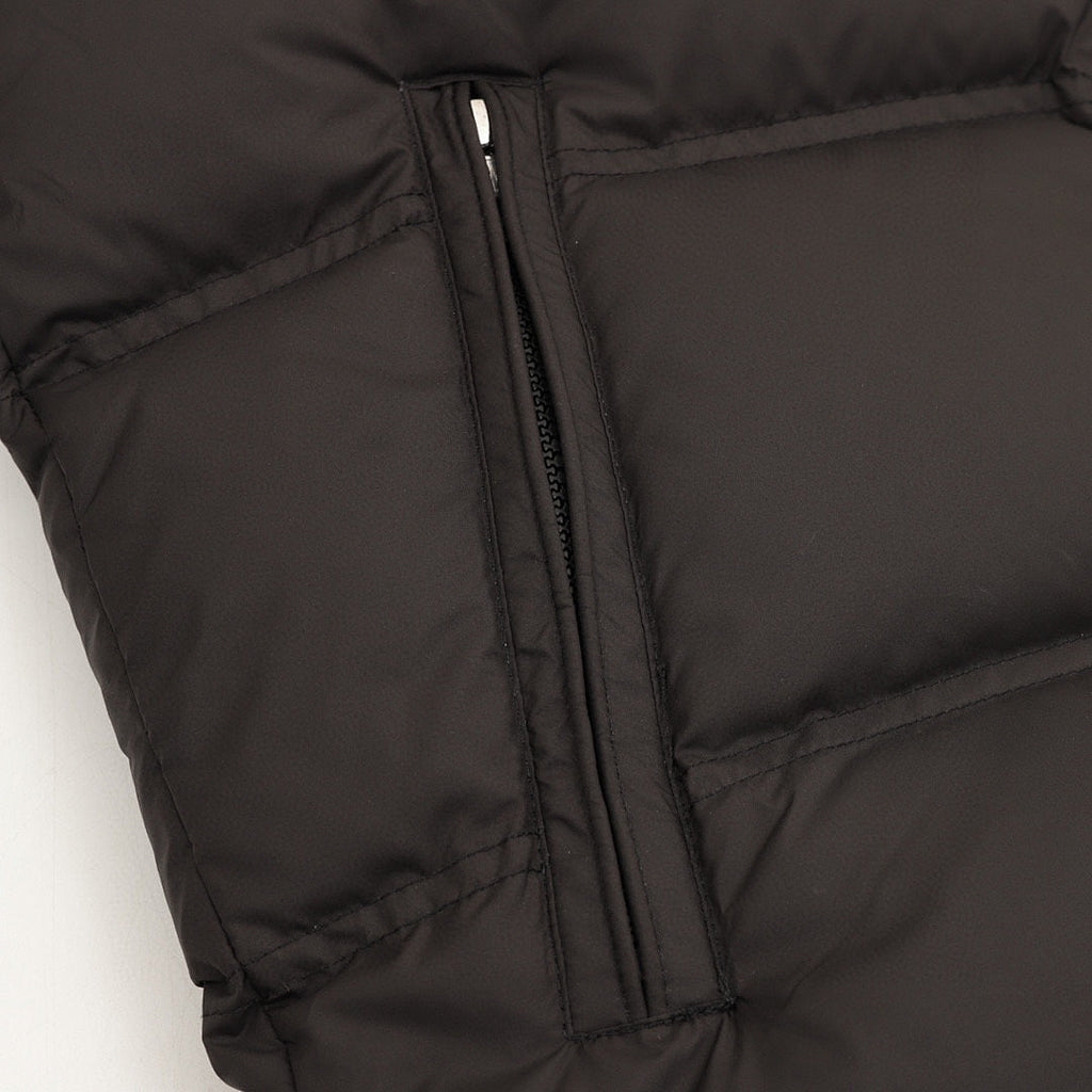 Moncler Tricolor-Stripe Down Jacket - Black - detail 2