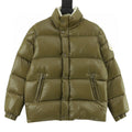 Moncler Stand-Collar Down Jacket - Olive - front view